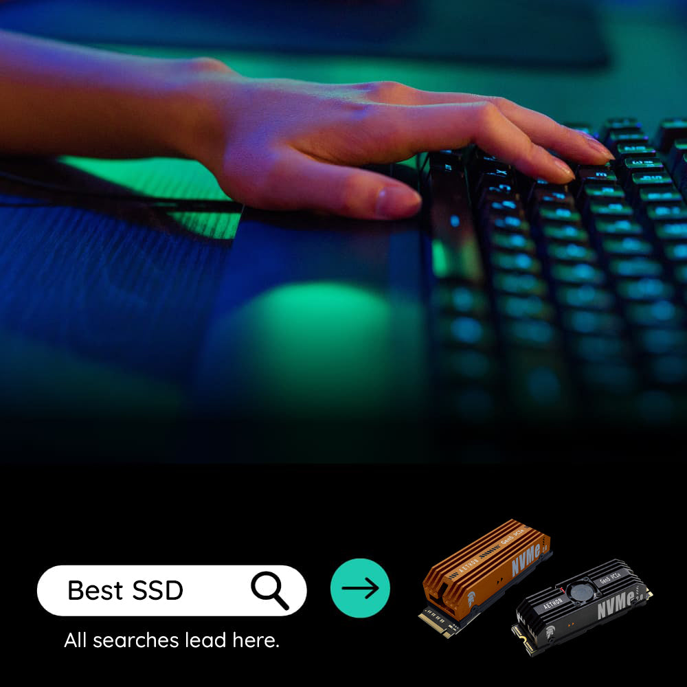 Solid State Drive (SSD) Dato Ares Aethon, NVME M.2, PCIe Gen5x4, 4TB, Negru ARSAT-4TB