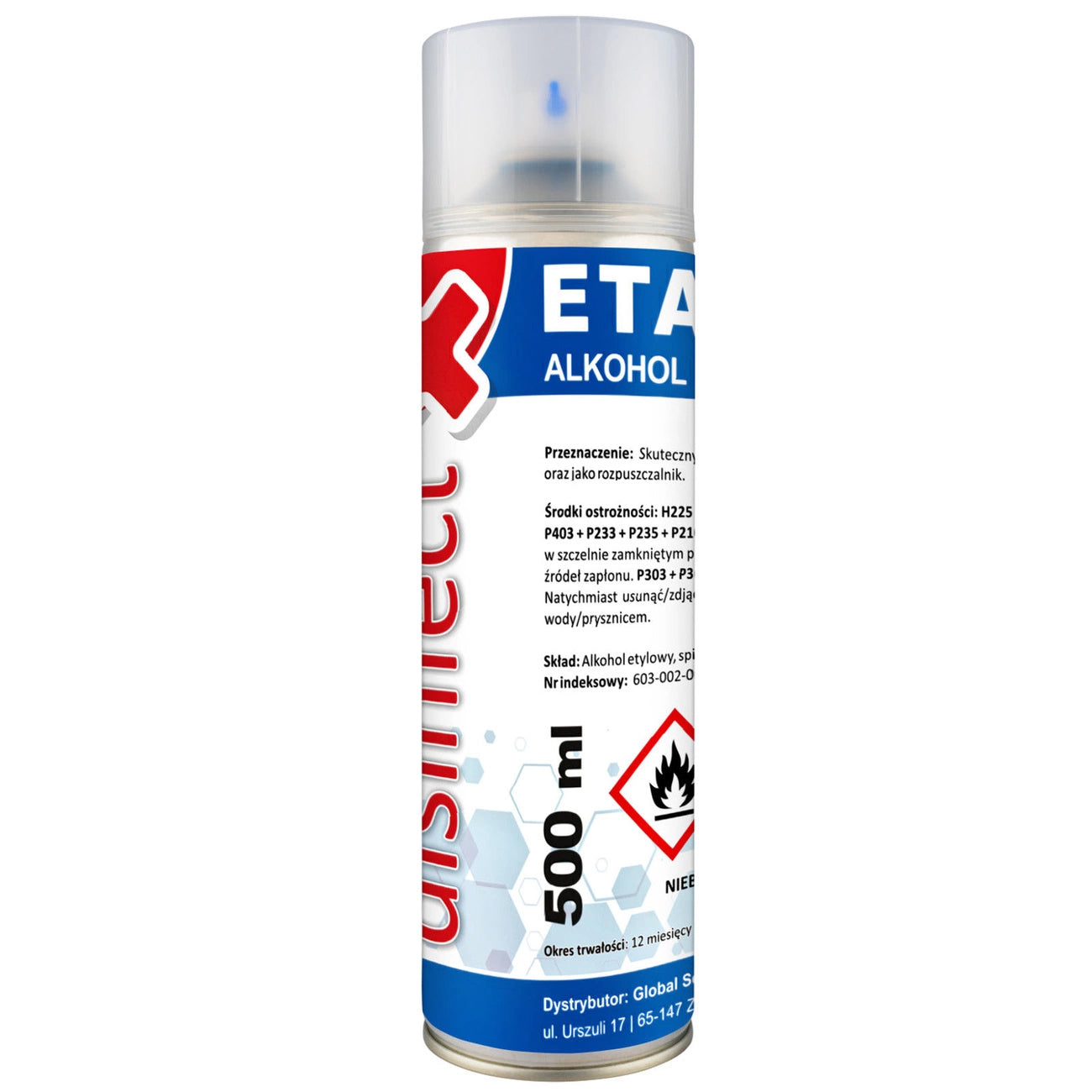 Spray Curatare Alcool Etilic OEM, 500ml
