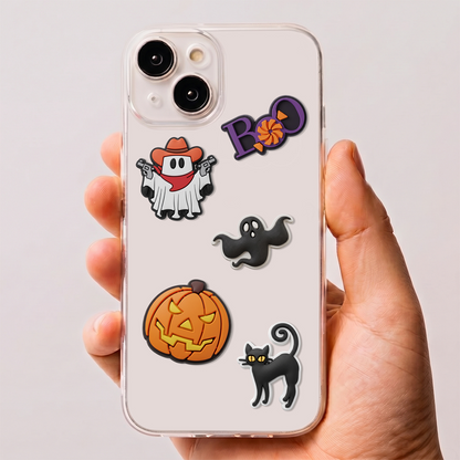 Sticker 3D OEM Boo pentru Husa Telefon / Tableta, Set 5 bucati, Multicolor