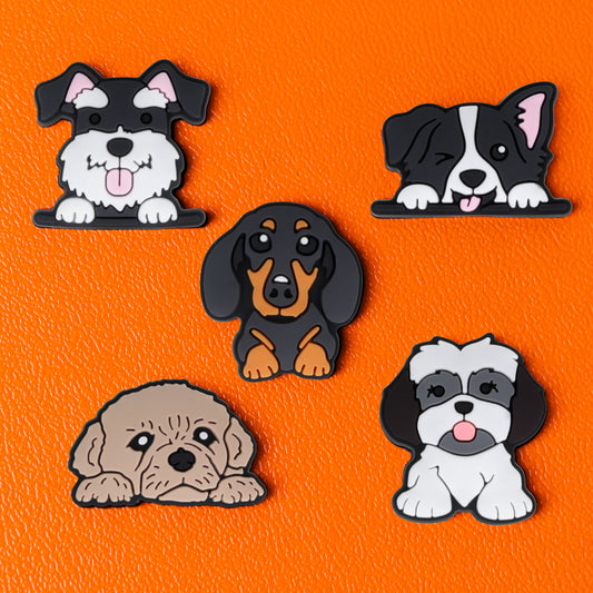 Sticker 3D OEM Dog pentru Husa Telefon / Tableta, Set 5 bucati, Multicolor