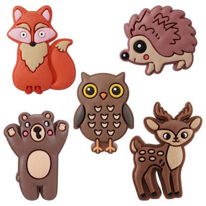 Sticker 3D OEM Forest pentru Husa Telefon / Tableta, Set 5 bucati, Multicolor