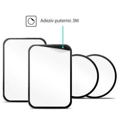 Sticker Metalic Techsuit MP02 2in1, Negru