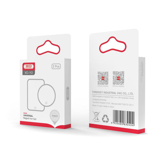 Sticker Metalic XO Design Y2 3in1, Argintiu