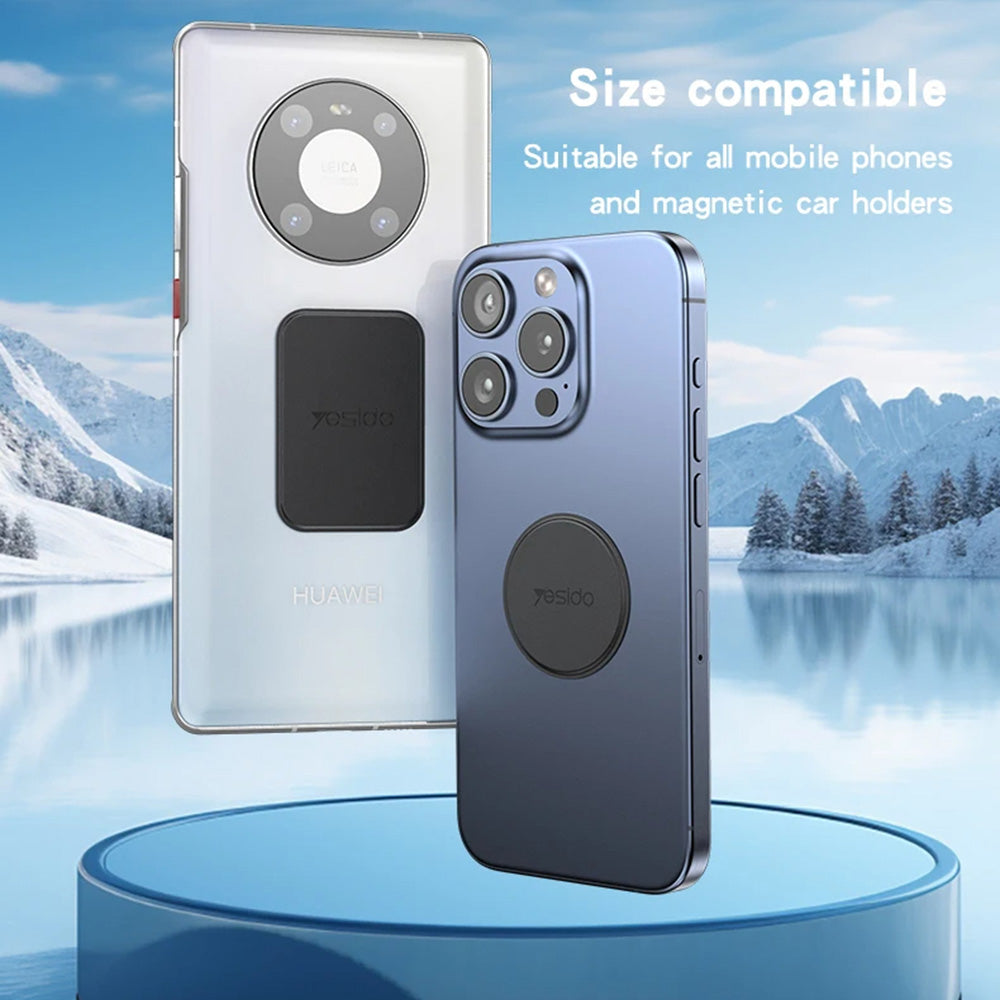 Sticker Metalic Yesido C207 2in1, Negru