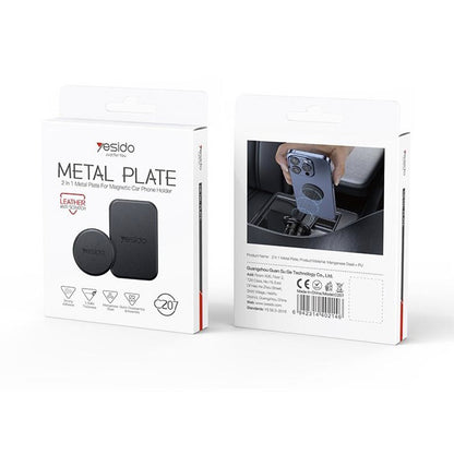 Sticker Metalic Yesido C207 2in1, Negru