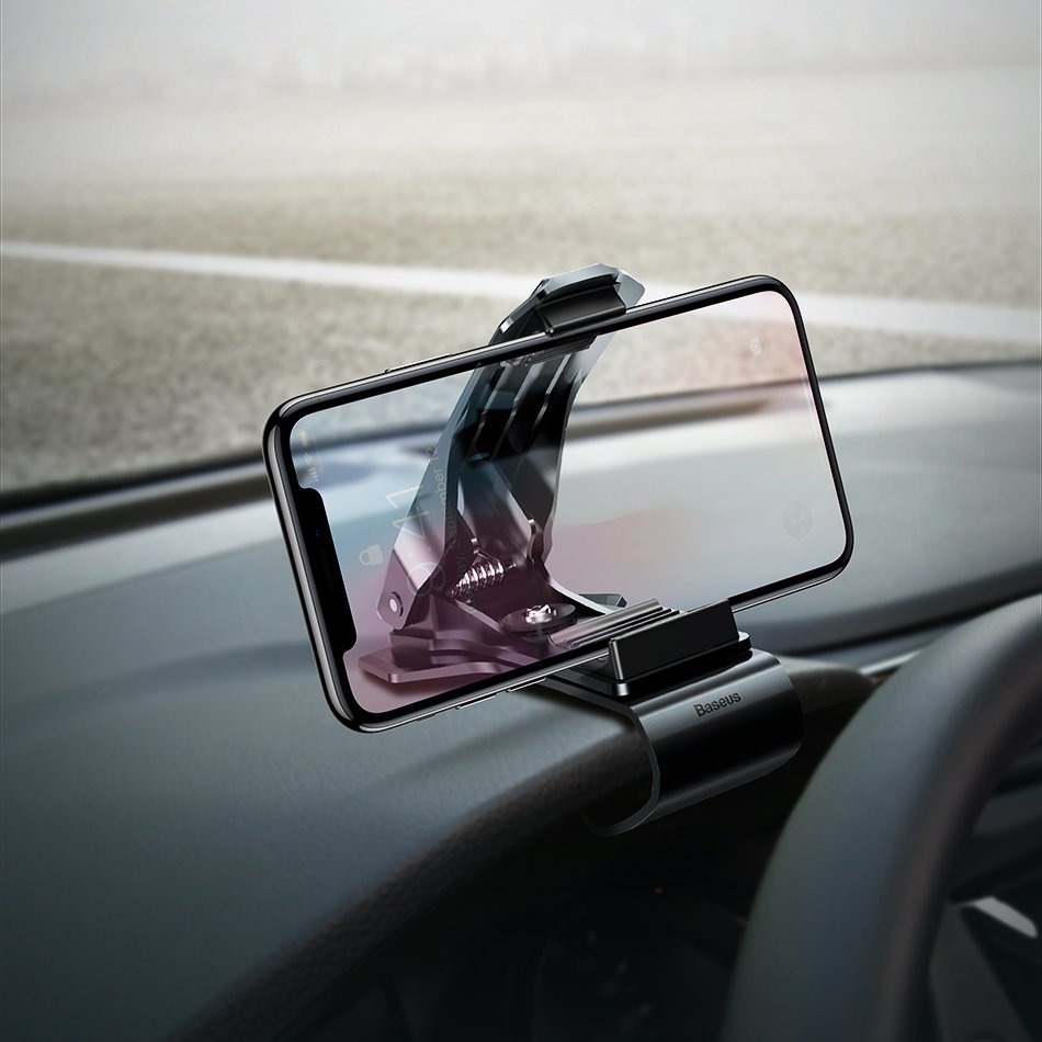 Suport Auto Baseus Mouth, 3.5inch - 7inch, Negru SUDZ-01