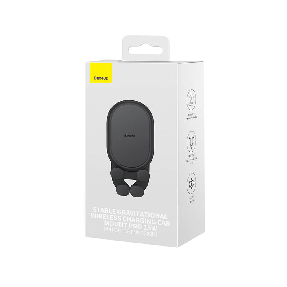 Suport Auto Baseus Pro, Universal, Negru SUWX030001