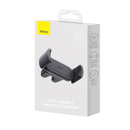 Suport Auto Baseus Steel Cannon 2, 5.4inch - 6.7inch, Negru SUGP000001