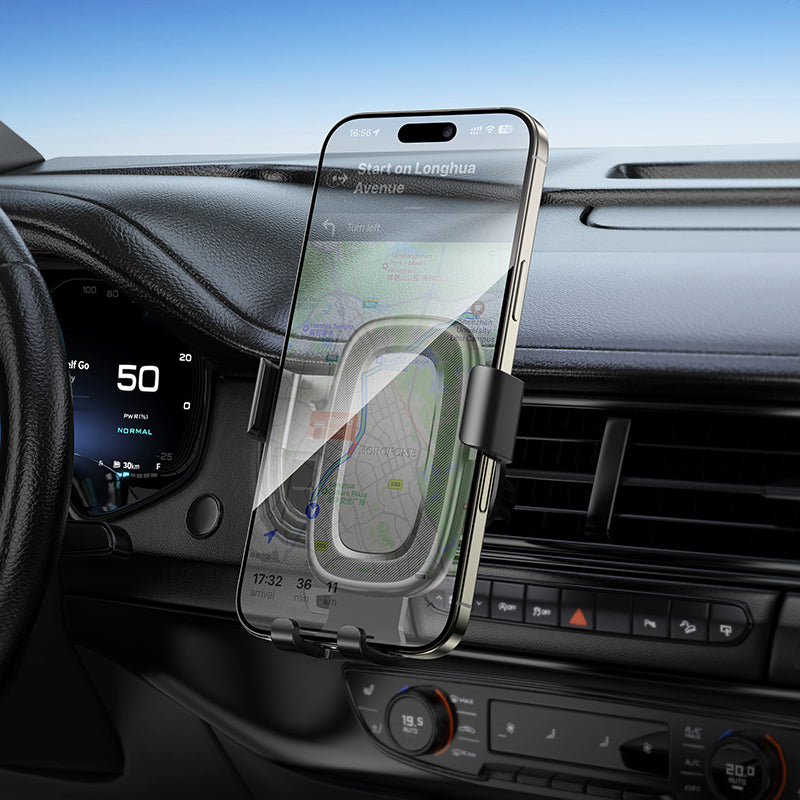 Suport Auto Borofone BH129 Follower, 6.1inch - 7inch, Negru