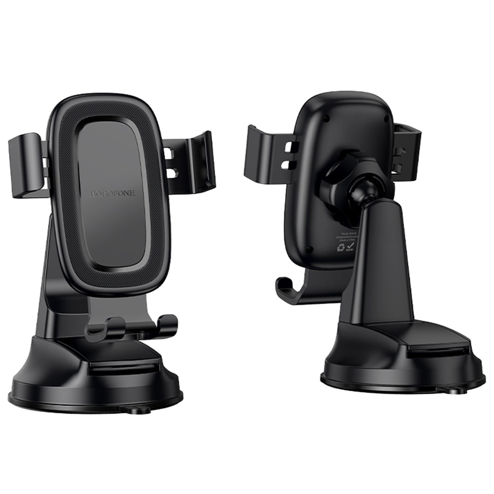 Suport Auto Borofone BH130 Follower Gravity, 6.1inch - 7inch, Negru