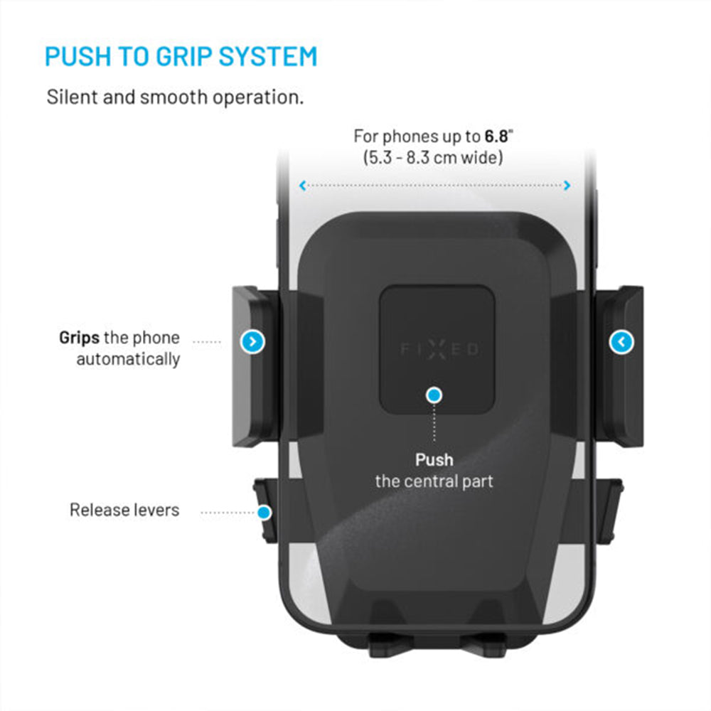 Suport Auto Fixed Iconiq Vent, Universal, Negru