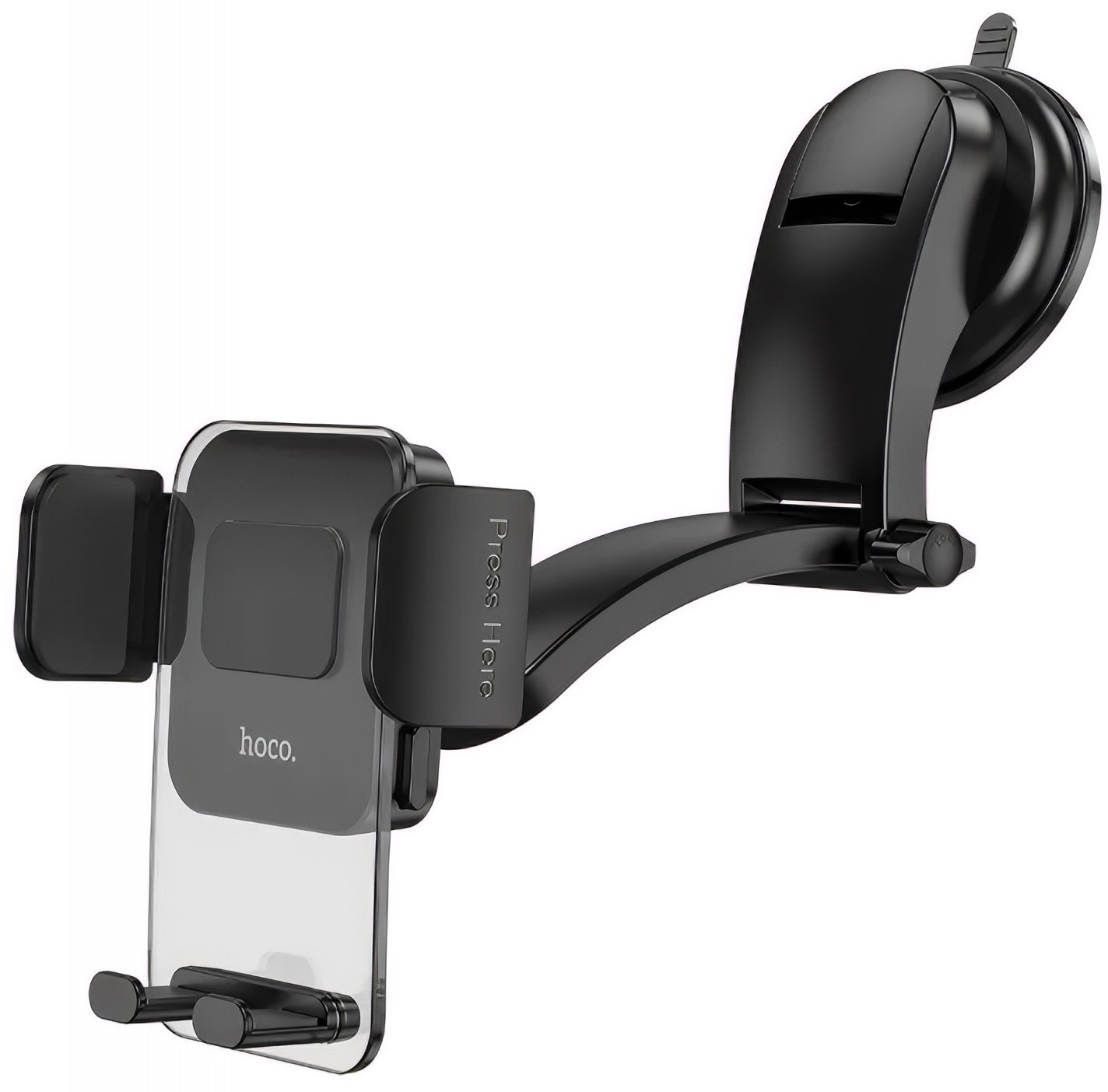 Suport Auto HOCO CA118, 4.5inch - 7inch, Negru