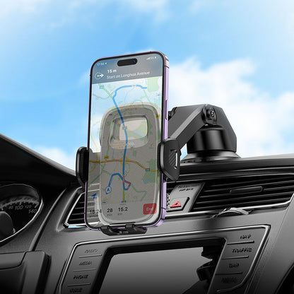 Suport Auto HOCO Fair H15, 4.5inch - 7inch, Negru