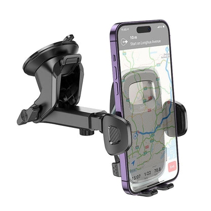 Suport Auto HOCO Fair H15, 4.5inch - 7inch, Negru