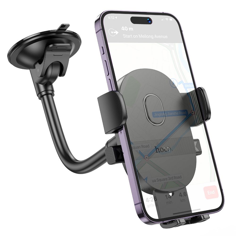 Suport Auto HOCO H20, 4.7inch - 7inch, Negru
