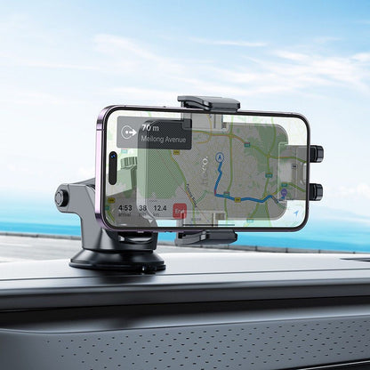 Suport Auto HOCO H37, 4.5inch - 7inch, Negru