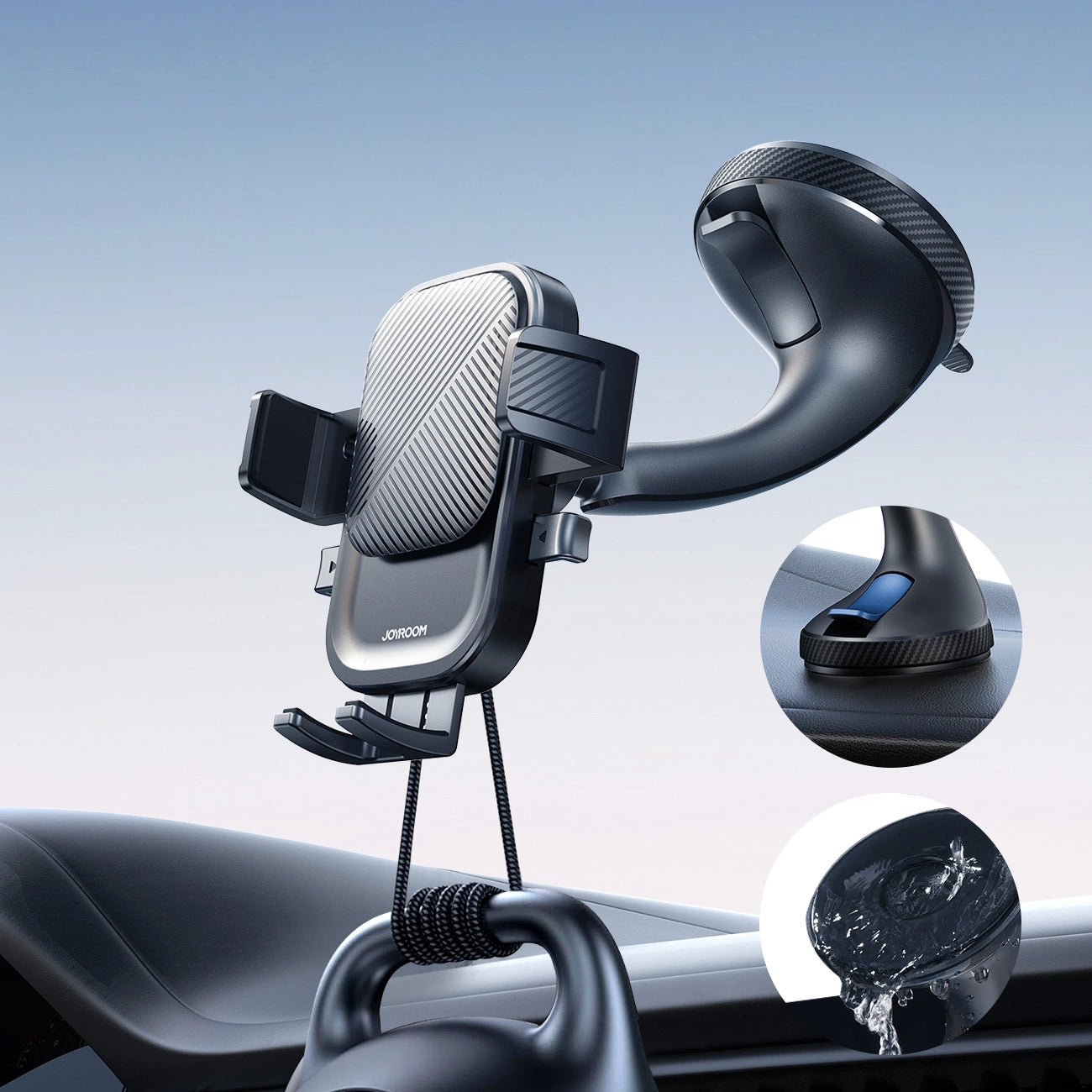 Suport Auto Joyroom JR-OK6 Dash, 4.7inch - 6.8inch, Negru