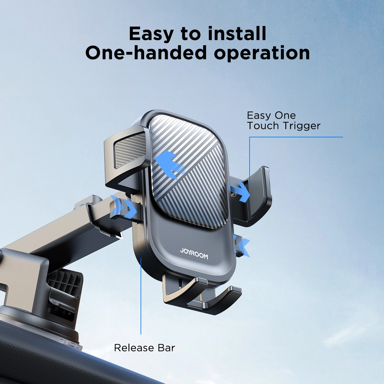 Suport Auto Joyroom JR-OK6 Dash 2, 4.7inch - 6.8inch, Negru
