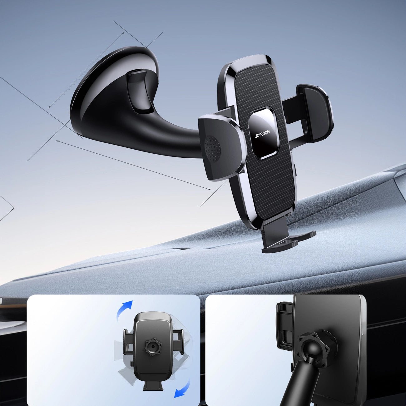 Suport Auto Joyroom JR-ZS259 2in1, 4.7inch - 6.7inch, Negru