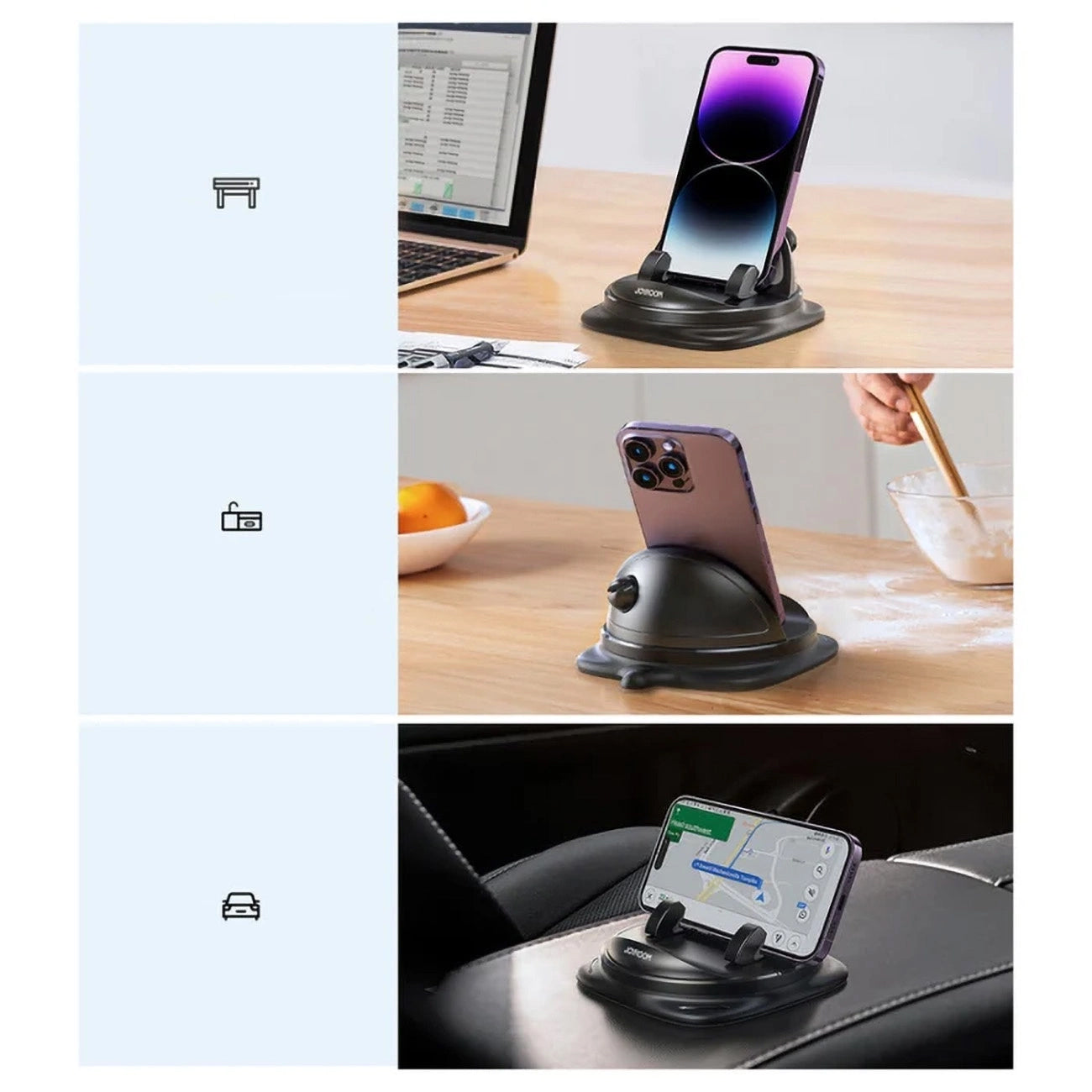 Suport Auto Joyroom JR-ZS354, 4inch - 7inch, Negru