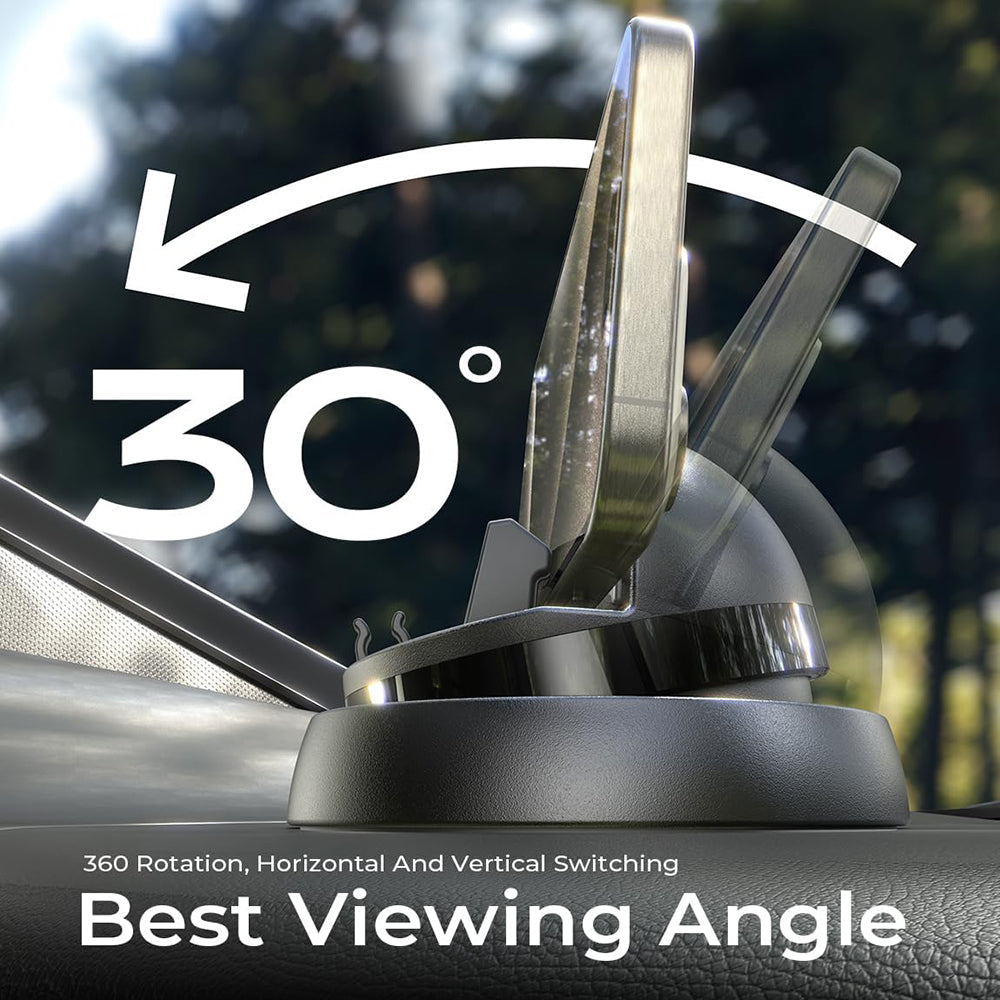 Suport Auto Lisen pentru Telefon / Tableta cu grosime 6mm - 13mm, Negru YL0224060015