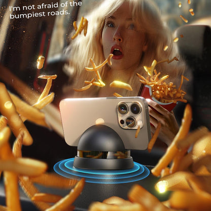 Suport Auto Lisen pentru Telefon / Tableta cu grosime 6mm - 13mm, Negru YL0224060015