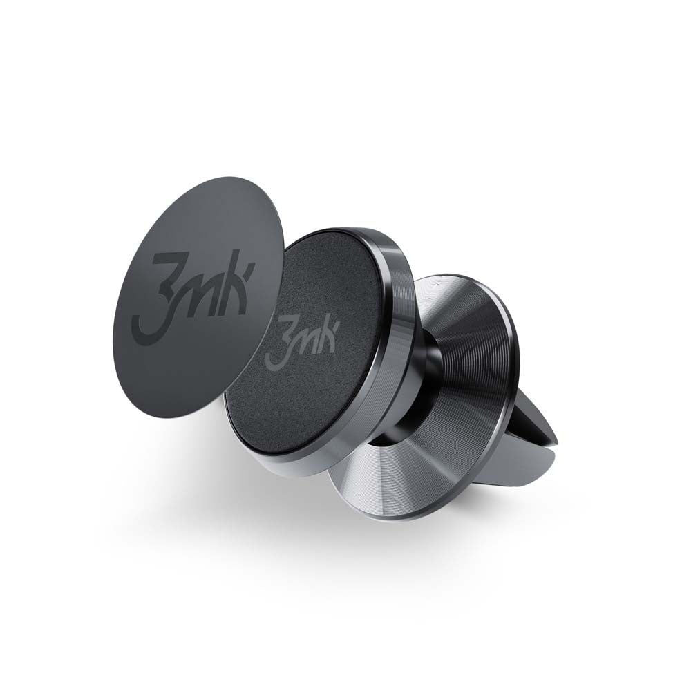 Suport  Auto Magnetic 3MK, Universal, Negru