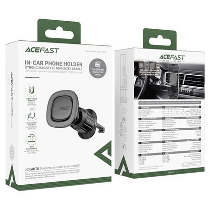Suport Auto Magnetic Acefast D50, Universal, Negru