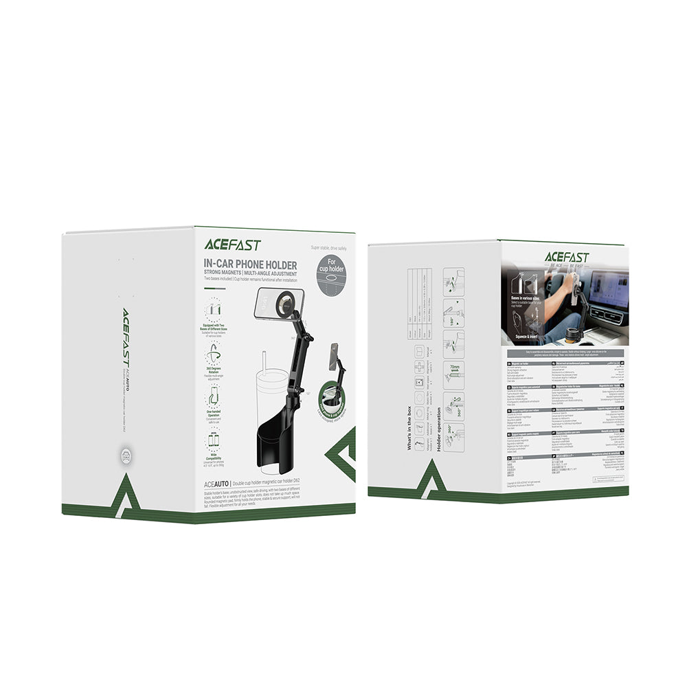 Suport Auto Magnetic Acefast D62, Universal, Negru