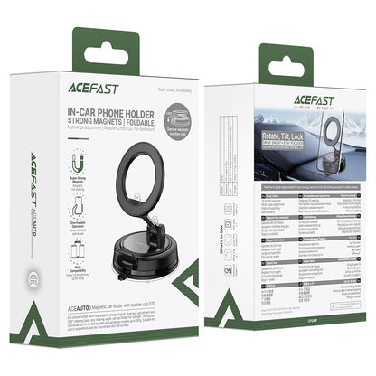 Suport Auto Magnetic Acefast D70, 4.7inch - 6.9inch, Negru