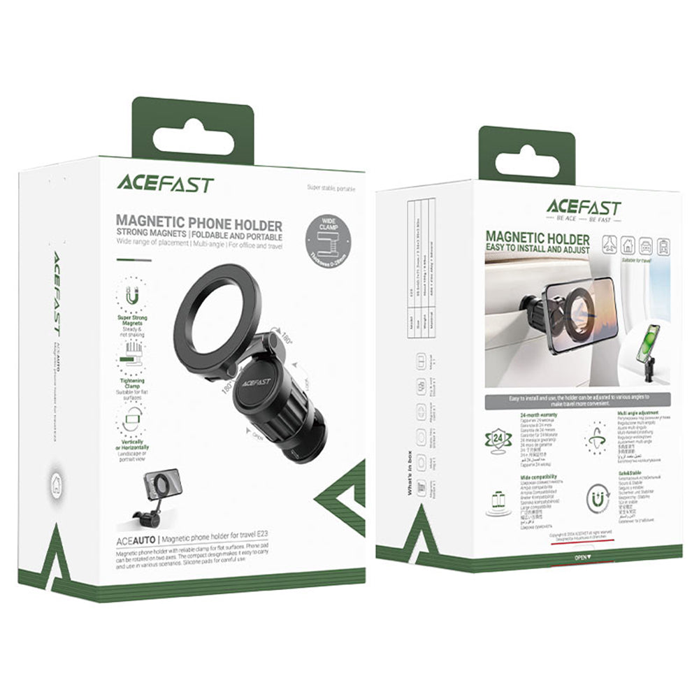 Suport Auto Magnetic Acefast E23, Universal, Negru