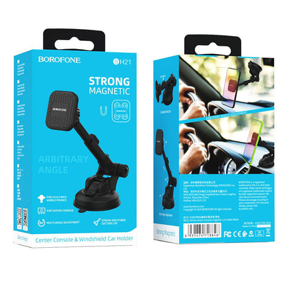 Suport Auto Magnetic Borofone BH21 Vanda, Universal, Negru