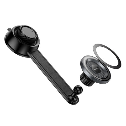 Suport Auto Magnetic Borofone BH123 Profit, 4.5inch - 7inch, Negru