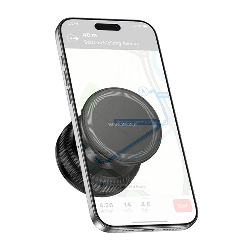 Suport Auto Magnetic Borofone BH139 Rider, 4.5inch - 7inch, Negru
