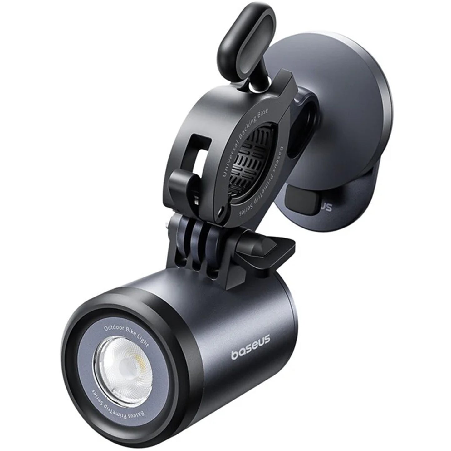 Suport Bicicleta cu Lanterna Baseus PrimeTrip, Universal, Negru C12569000121-00