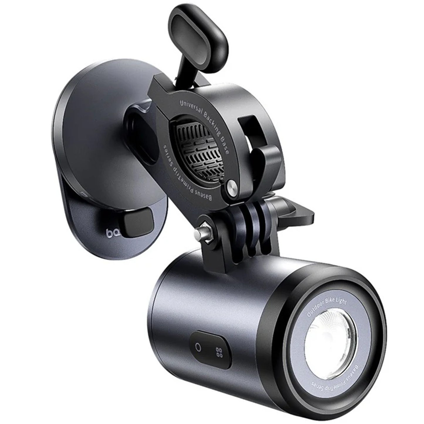 Suport Bicicleta cu Lanterna Baseus PrimeTrip, Universal, Negru C12569000121-00