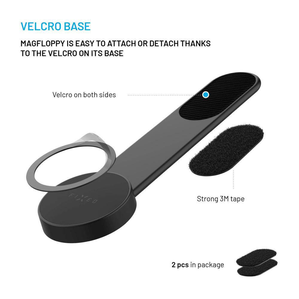 Suport Auto Magnetic Fixed Mag Floppy, Universal, Negru