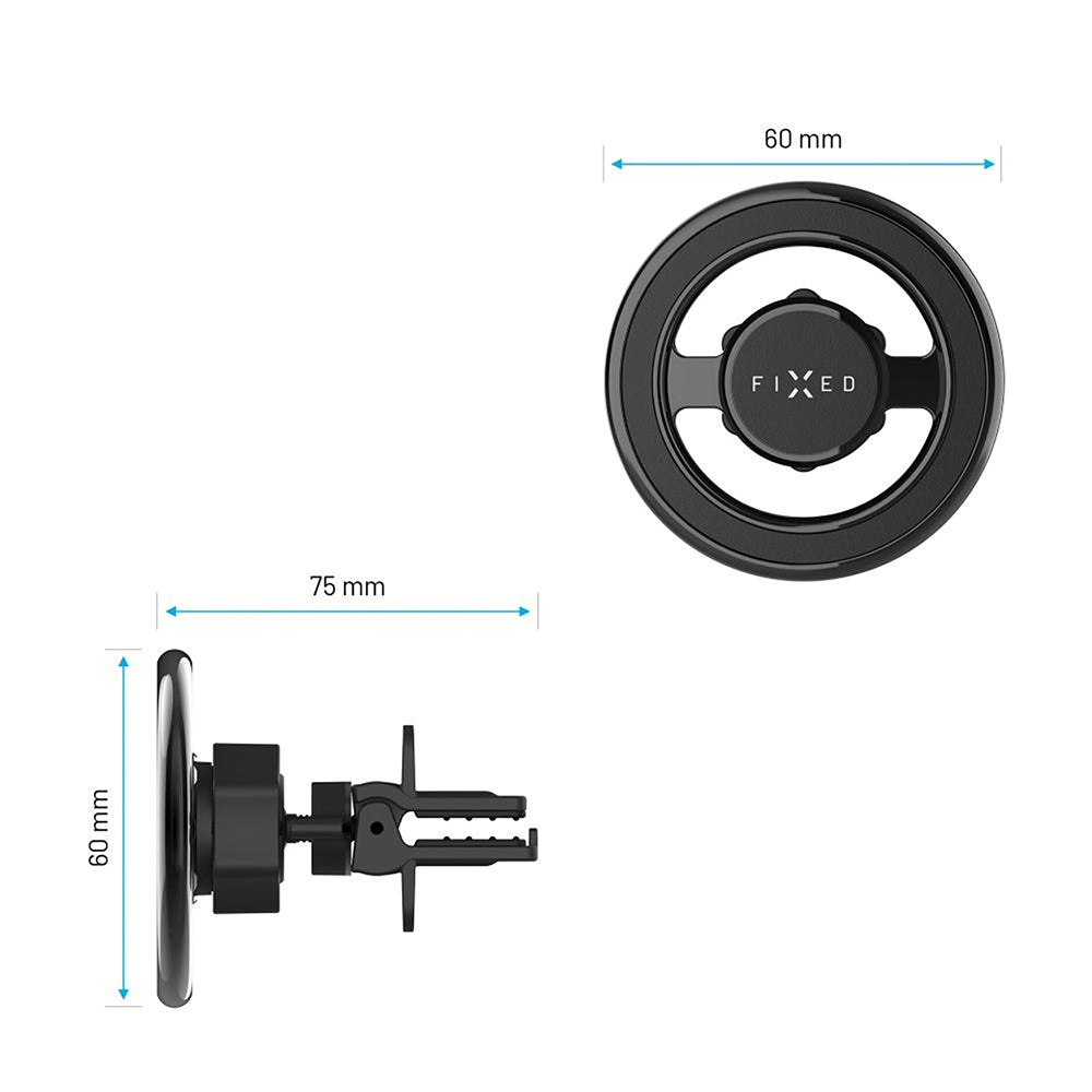 Suport Auto Magnetic Fixed, Universal, Argintiu