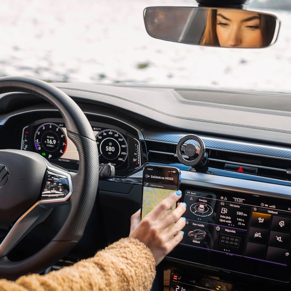 Suport Auto Magnetic Fixed, Universal, Argintiu