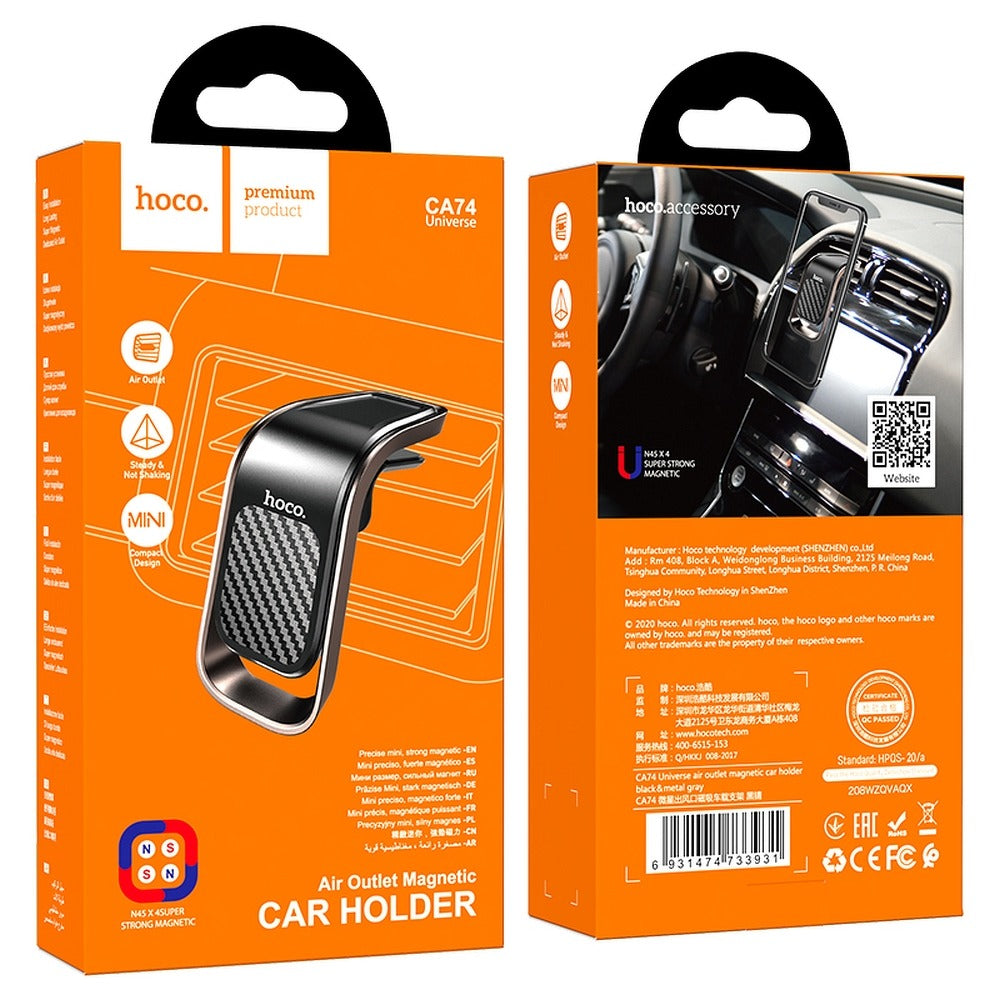 Suport Auto Magnetic HOCO CA74, Universal, Gri