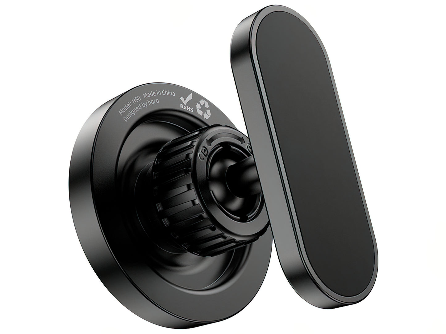 Suport Auto Magnetic HOCO H58, 4.5inch - 7inch, Negru
