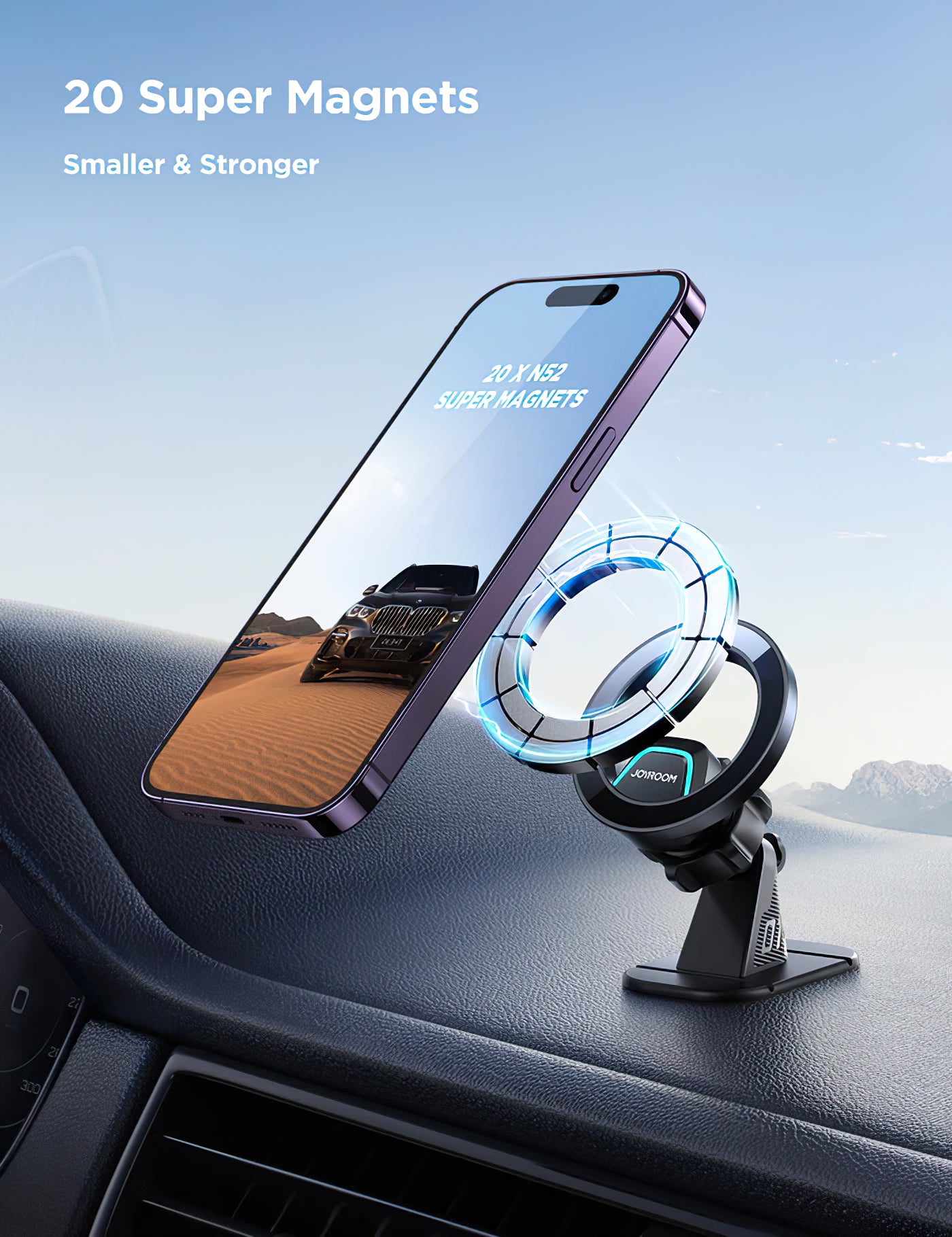 Suport Auto Magnetic Joyroom JR-ZS376, Negru