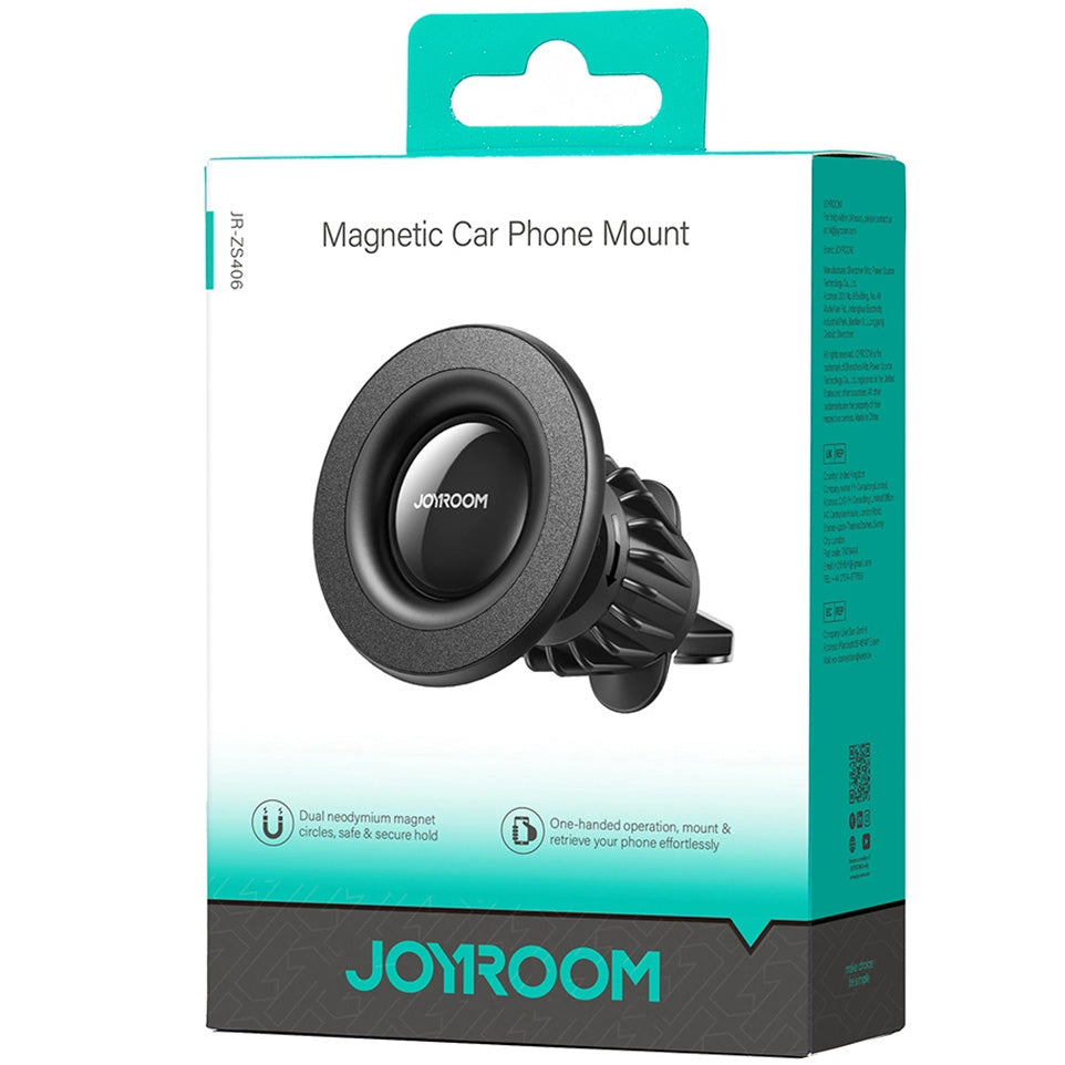 Suport Auto Magnetic Joyroom JR-ZS406 Air Vent, Universal, Negru