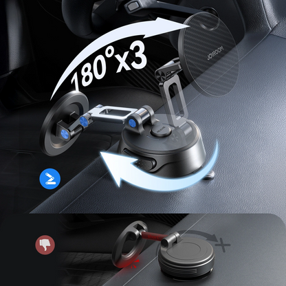 Suport Auto Magnetic Joyroom JR-ZS51, Universal, Negru