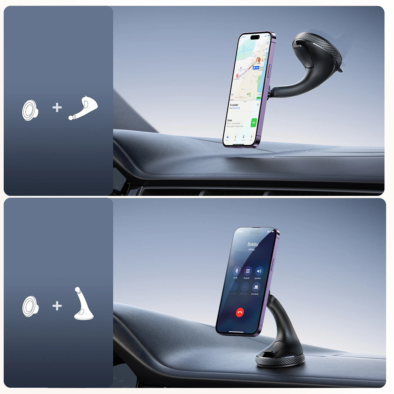 Suport Auto Magnetic Joyroom JR-ZS406, Universal, Negru