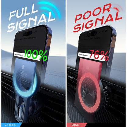 Suport Auto Magnetic Lisen, Universal, Negru YL0222100001