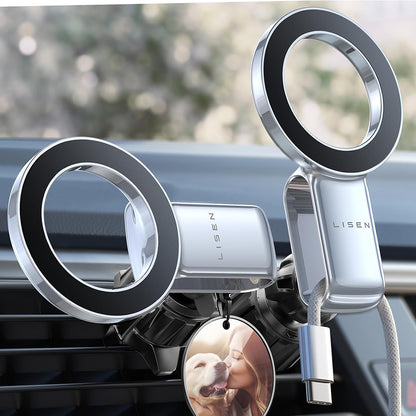 Suport Auto Magnetic Lisen, Universal, Negru YL0224050012