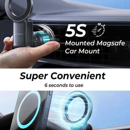 Suport Auto Magnetic Lisen, Universal, Negru YL0224050012