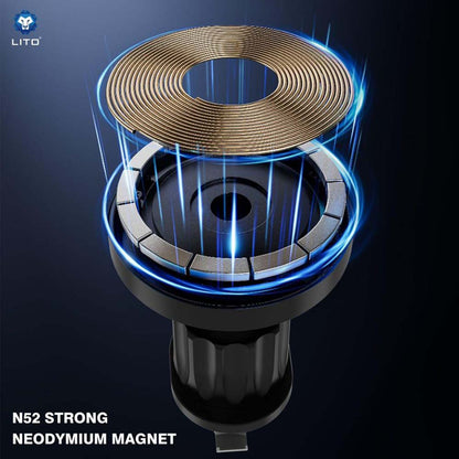 Suport Auto Magnetic Lito LT-W05, Universal, Negru