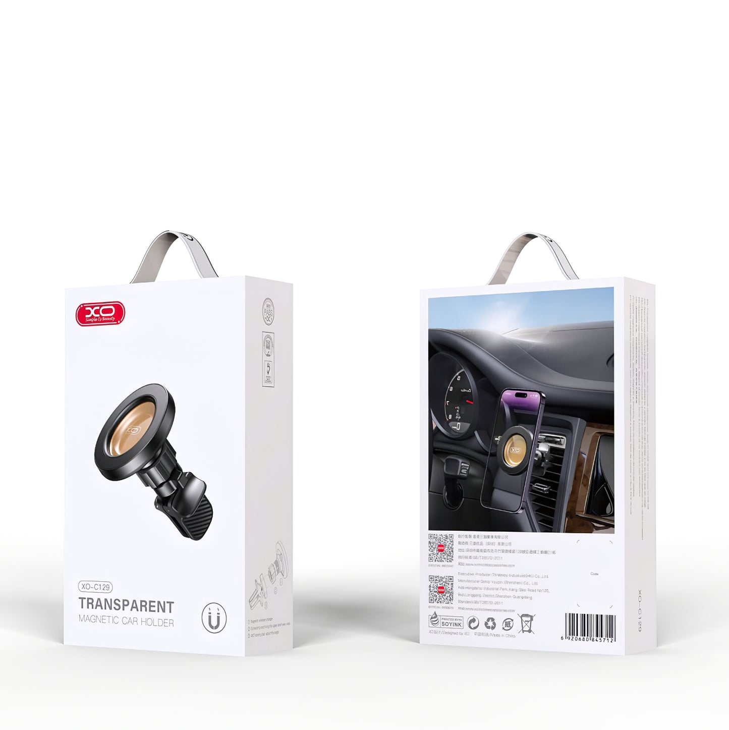 Suport Auto Magnetic XO Design C129, Universal, Negru